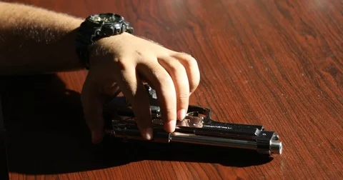 Revolver Stock Footage