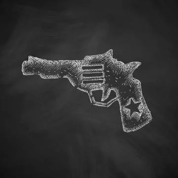 Revolver icon Stock Illustration