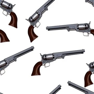 Revolver Stock Illustration