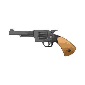 Revolver illustration 库存插图