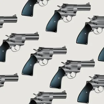 Revolver pattern Illustrazione stock