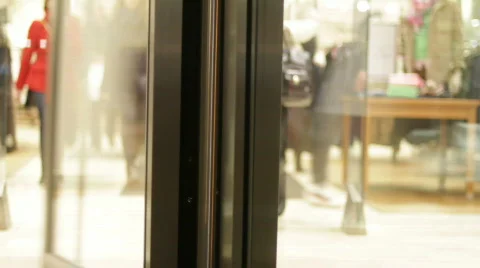 Revolving door 2 Stock Footage 744029