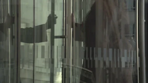 Revolving door Vídeo Stock 38949411
