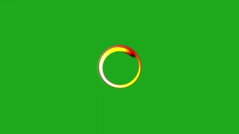 Revolving energy circle motion graphics with green screen background Stock Footage 270447343