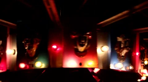 Revolving Faces, Carnival At Night 動画素材 40361206