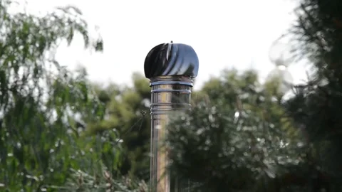 Revolving flue Stock Footage 148379742
