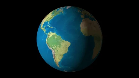 Revolving Globe Stock Footage 130088807
