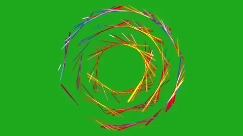 Revolving Lines Abstract Effect Background Stock Footage 316118894