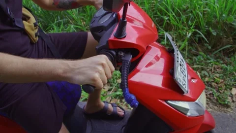 Revving Up for Jungle Exploration Stock Footage 241788803