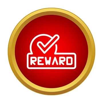 Reward icon with checkmark for loyalty program 스톡 일러스트