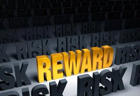 Reward in risk Stock Illustration