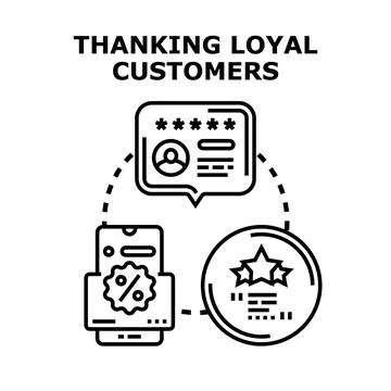 Rewarding customer loyalty program concept vector illustration Stock Illustration