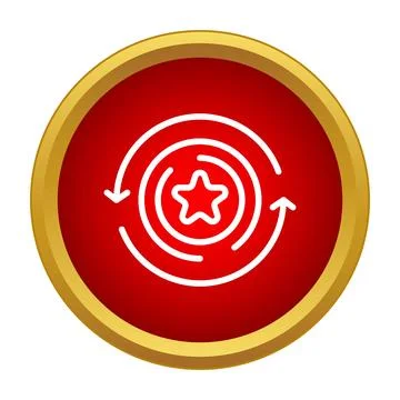 Rewarding loyalty program concept with star icon Stock Illustration
