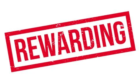 Rewarding rubber stamp Stock Illustration