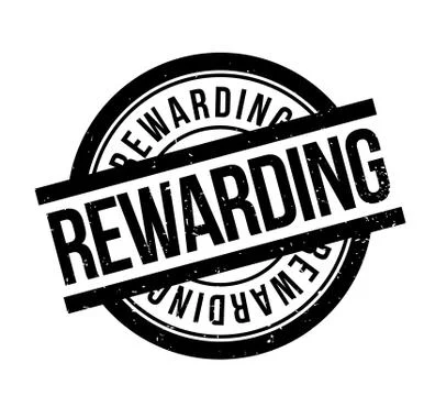 Rewarding rubber stamp Stock Illustration