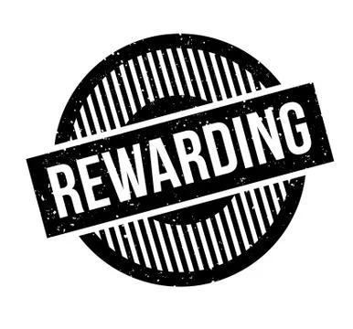 Rewarding rubber stamp Stock Illustration