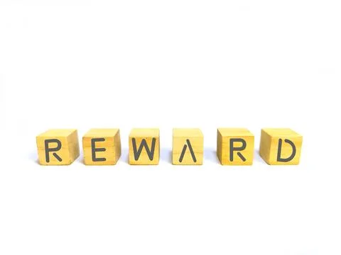 Rewards program, human resource development, loyalty program, text on woode.. Фото