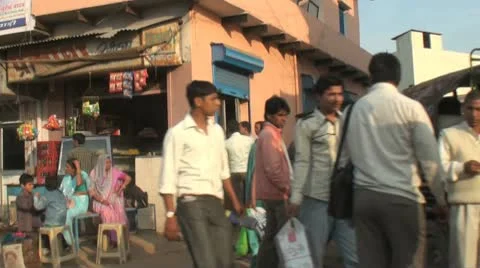 Rewari-tracking shot Stock Footage 10680023