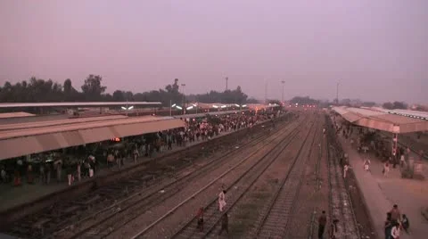 Rewari Train Station 5 Stock Footage 10680211