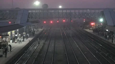 Rewari Train Station Stock Footage 11239511