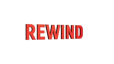 Rewind 3d text animation with word rotating effect. streaming and broadcast.. Stock Footage 313821953