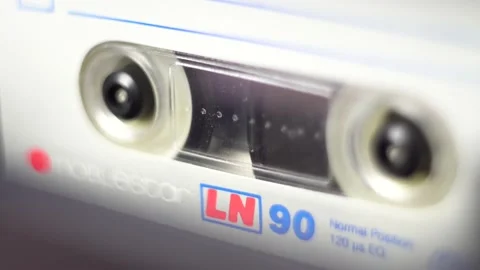 Rewind audio cassette Noblestar 4K Stock-Footage 170017754
