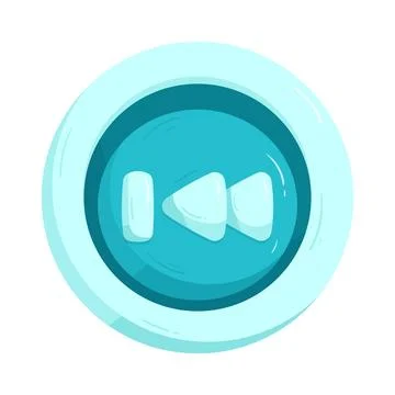 Rewind button Stock Illustration