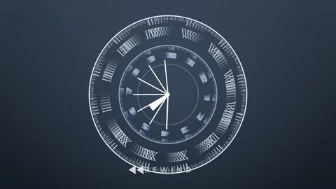 Rewind effect with hands and rings spinning backwards leaving motion trails on 库存影片 348647047