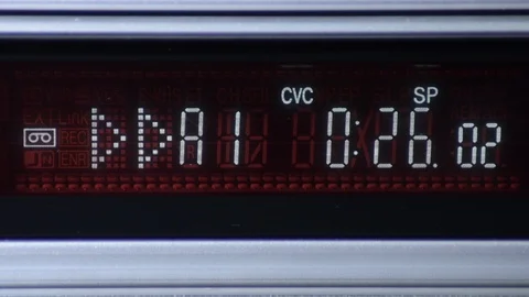 Rewind forward in the counter in a screen of a video Video stock 117972964
