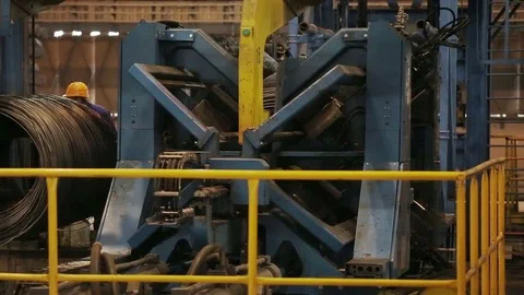 Rewinding machine Stock Footage 72714232