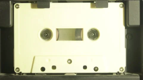 Rewinding Short White Cassette To Begining Stock Footage 167773701