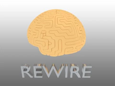 REWIRE - installation concept 스톡 일러스트