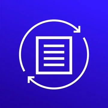 Rewrite or edit vector icon for web Stock Illustration