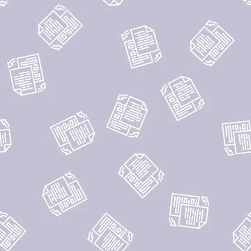Rewriting text line seamless pattern Illustrazione stock