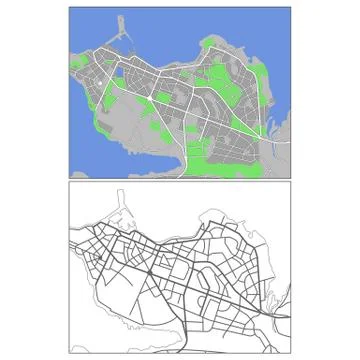 Reykjavik Stock Illustration