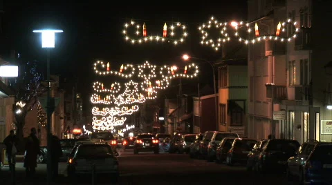 Reykjavik street, iceland Stock Footage