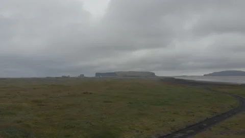 Reynisfjara Beach Drone Stock Footage 186770148