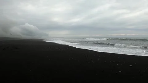Reynisfjara beach Stock Footage 333275722