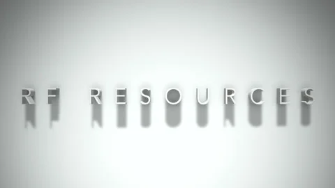Rf resources 3D title animation white text on a white background Stock Footage 299748841