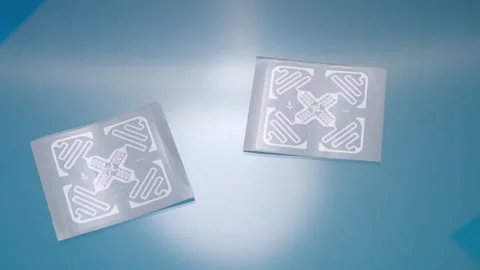 Rfid and antenna transponder for automatic asset tracking Stock Footage 334671412