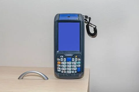 Rfid Scanner Handheld Barcode Scanner and Rfid Reader Portable Wireless De... Foto stock