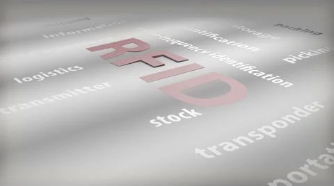 RFID - Symbol - animation Stock-Footage 48807696