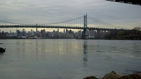 RFK Bridge wide2 Stock Footage 74091805