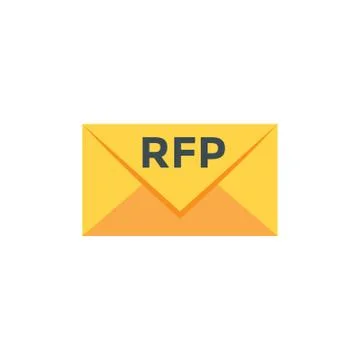 RFP Icon - request for proposal concept / idea Illustrazione stock