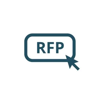 RFP Icon - request for proposal concept / idea Stock Illustration