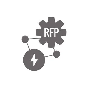 RFP Icon - request for proposal concept / idea Stock Illustration