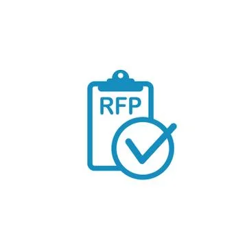 RFP Icon - request for proposal concept / idea Stock Illustration