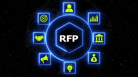 RFP request for proposal business concept video. Dynamic animated video sho.. Vidéo 333803348