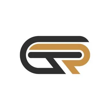 RG, GR, G AND R Abstract initial monogram letter alphabet logo design Stock-Illustration