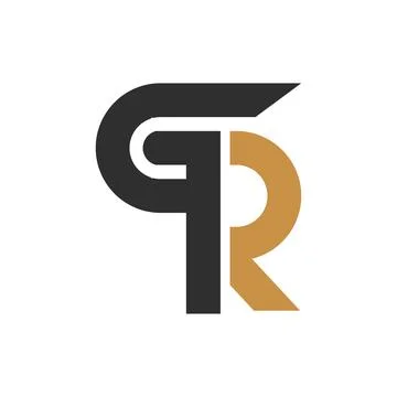 RG, GR, G AND R Abstract initial monogram letter alphabet logo design Stock Illustration